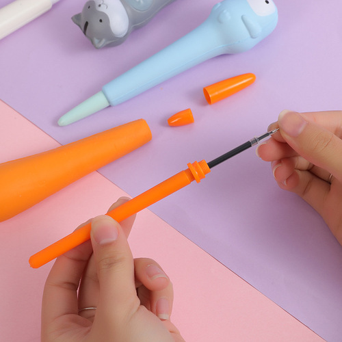 Vent pen slow rebound decompression pen soft student pinch pen cute super cute gel pen creative decompression pen