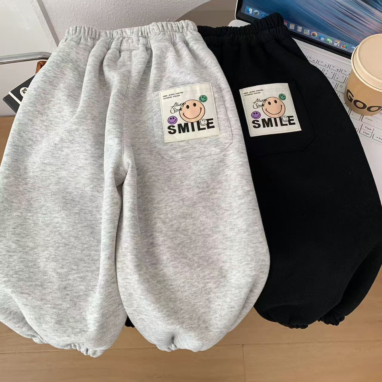 Children's Pants Spring 2025 New Casual Pants for Boys and Girls, Stylish Pants for Boys, Spring and Autumn Cartoon Long Pants Trendy