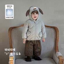 婴幼儿羽绒服可爱男宝冬季连帽外套男童卡通保暖上衣洋气冬装 a类