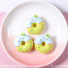 2021新款 樹脂食玩飾品配件 甜甜圈 diy奶油膠滴膠手機殼裝飾貼片