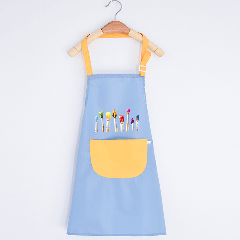 Estudio de clase de arte de impresión para niños, ropa de pintura para niños, monos de pintura para niños de jardín de infantes
