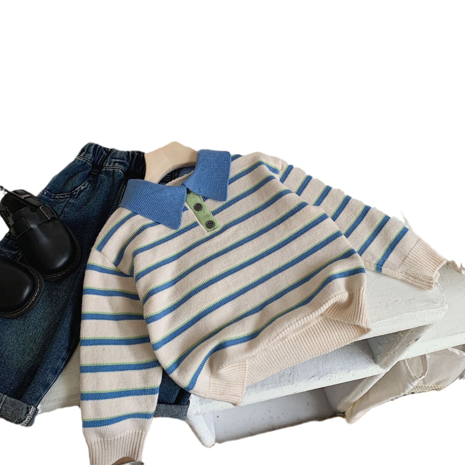 Children's sweater, autumn vest for boys, Korean style, children's clothing 5