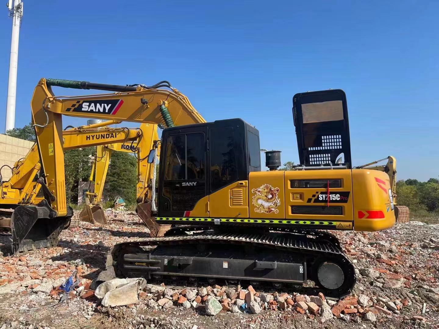 Exportación de comercio exterior comprando excavadoras Sany235 Sany215C - 9