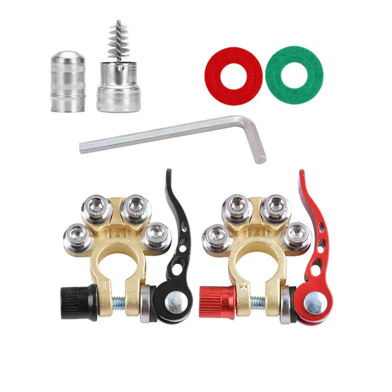 Car battery pure copper pile head battery quickly disassembles the connector card multiple interface wiring terminals
