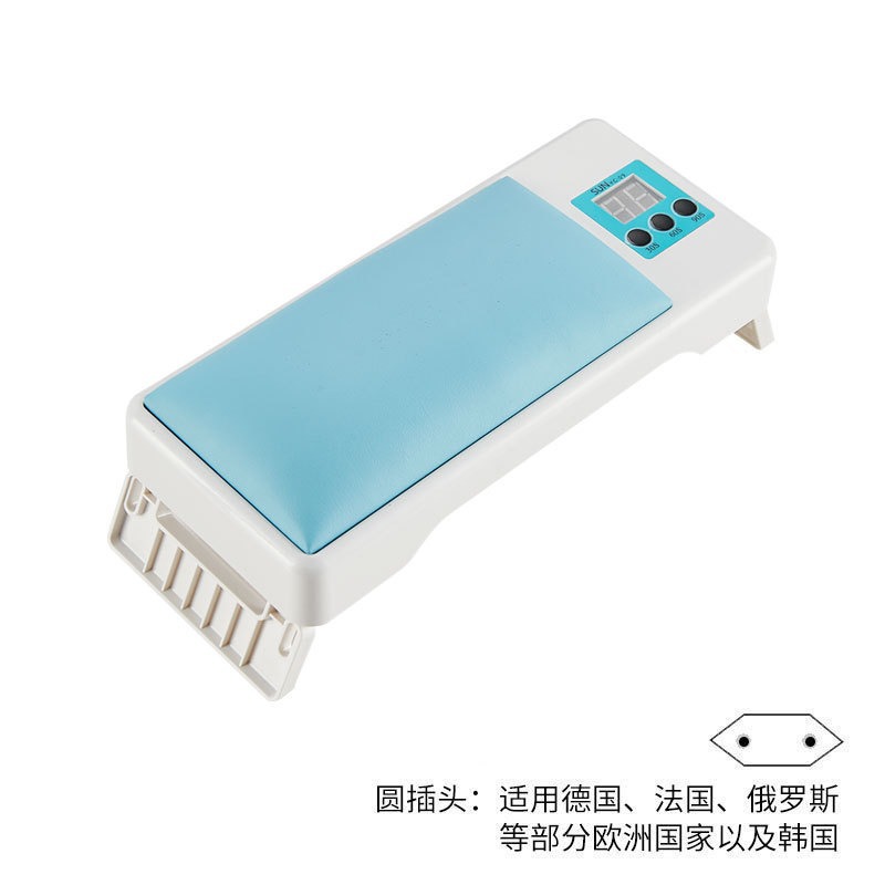 Lámpara de manicura de almacenamiento 268W de alta potencia UV + LED doble fuente de luz pegamento de manicura luz fototerapia inteligente transfronteriza