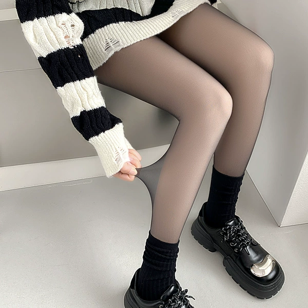 Black skin socks