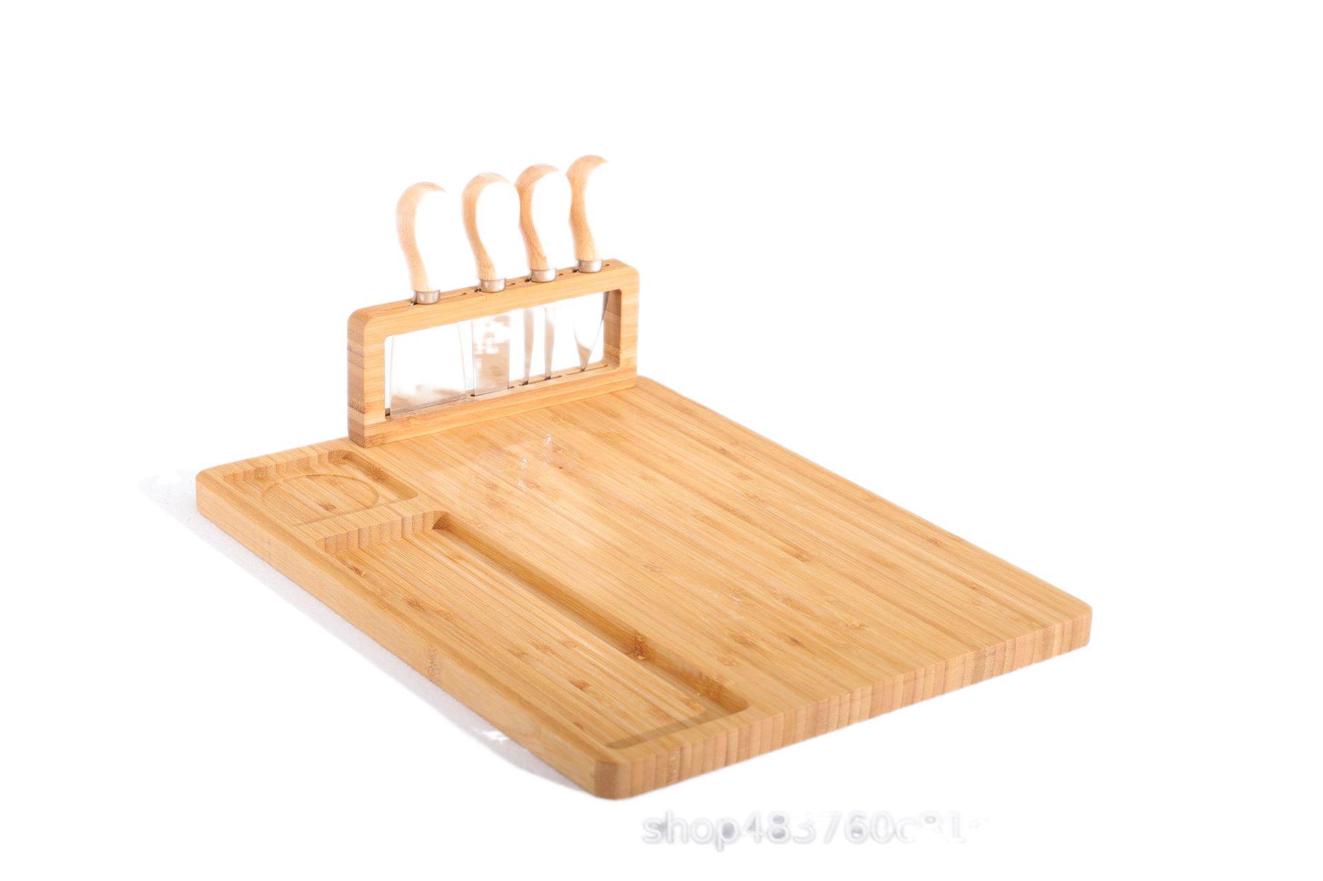 芝士板套装西餐牛排餐具创意竹木蛋糕板欧式刀叉套装水果板面包板