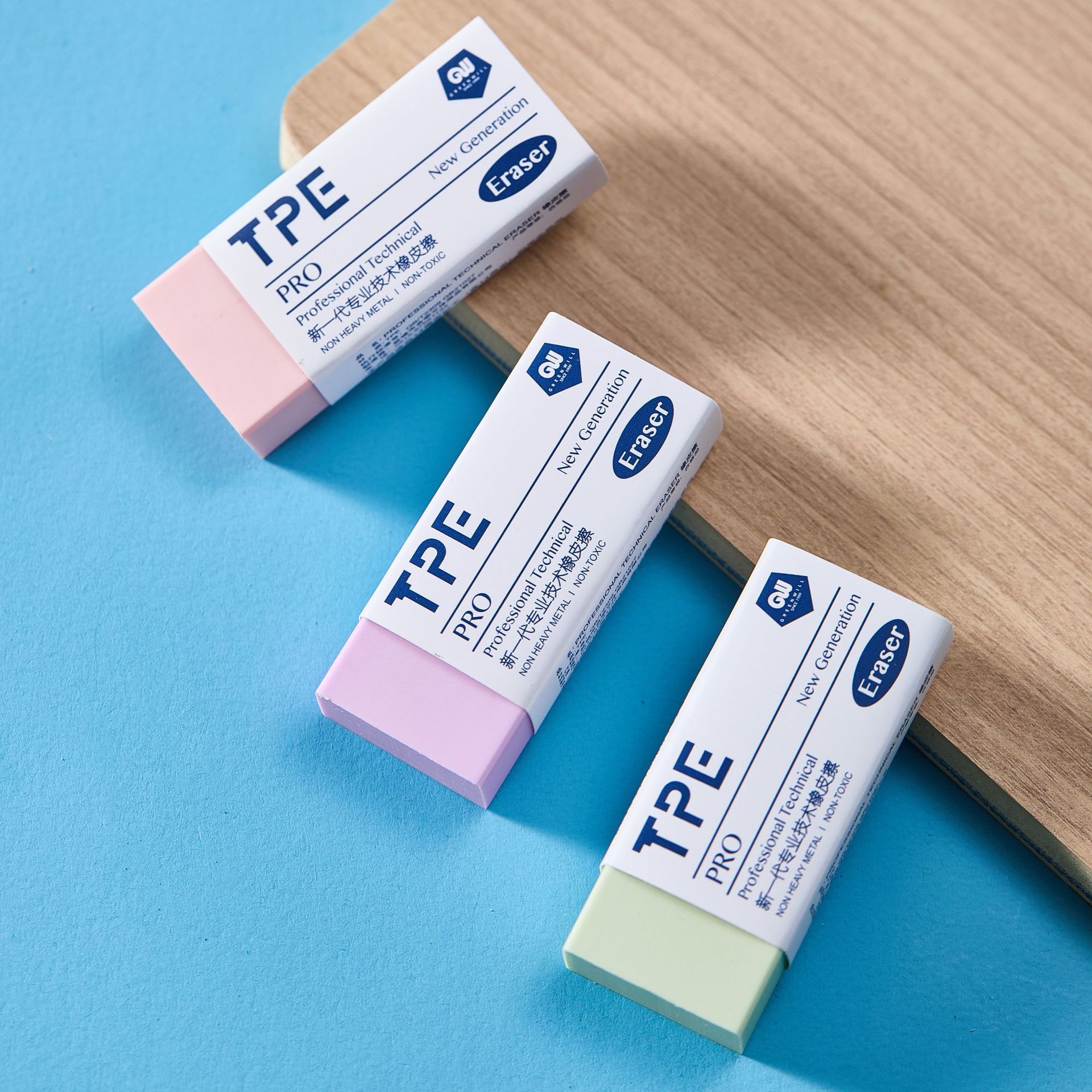 Borradores pastel borradores para exámenes de estudiantes, borradores especiales TPE, papelería limpia para estudiantes de primaria