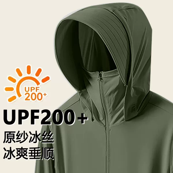 Upf200+ Ice Silk Sun Protection Clothing for Men and Women 2026 New Summer Anti-Uv Thin Breathable Fishing Sun Protection Clothing for Men