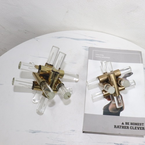 轻奢水晶桌面创意摆件样板间玄关客厅办公室电视柜家居装饰品摆设