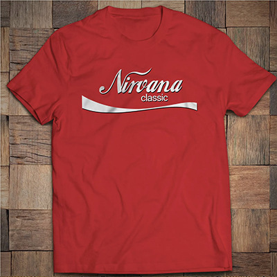 Nirvana Cotton t Retro Short-Sleeved 1989 Nevermind Kurt Cobain Trendy Street T-Shirt Nirvana Cotton t Retro Short-Sleeved 1989 Nevermind Kurt Cobain Trendy Street T-Shirt
