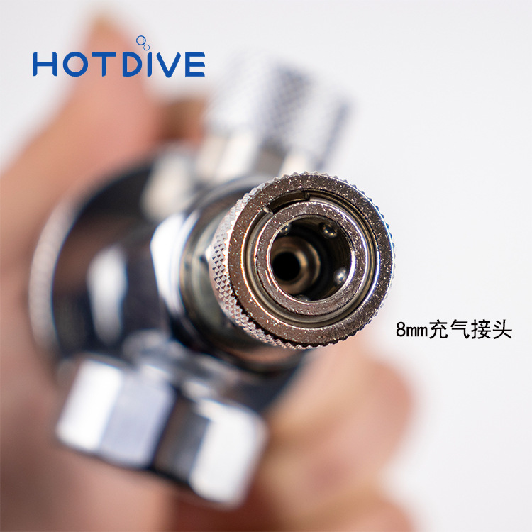 HOTDIVE DIN Adaptor TANK Quiick refiller G5/8