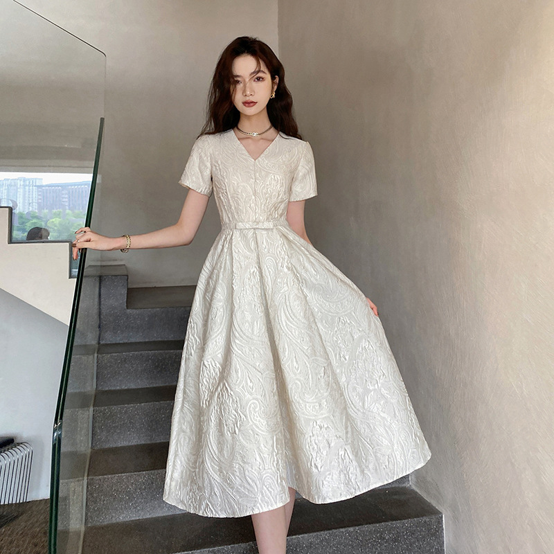 Small Evening Dress Dress Light Luxury French Style Light Luxury Niche Light Luxury dress Women's Engagement Summer Daily Wear
