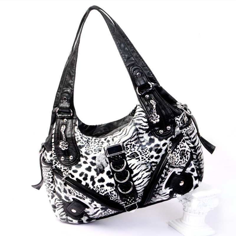Cross-Border Women's Bags New Trendy Fashion Women's Shoulder Bags Underarm Bags Crossbody Bags Leopard Print Women's Handbags Wholesale Cross-Border Women's Bags New Trendy Fashion Women's Shoulder Bags Underarm Bags Crossbody Bags Leopard Print Women's Handbags Wholesale