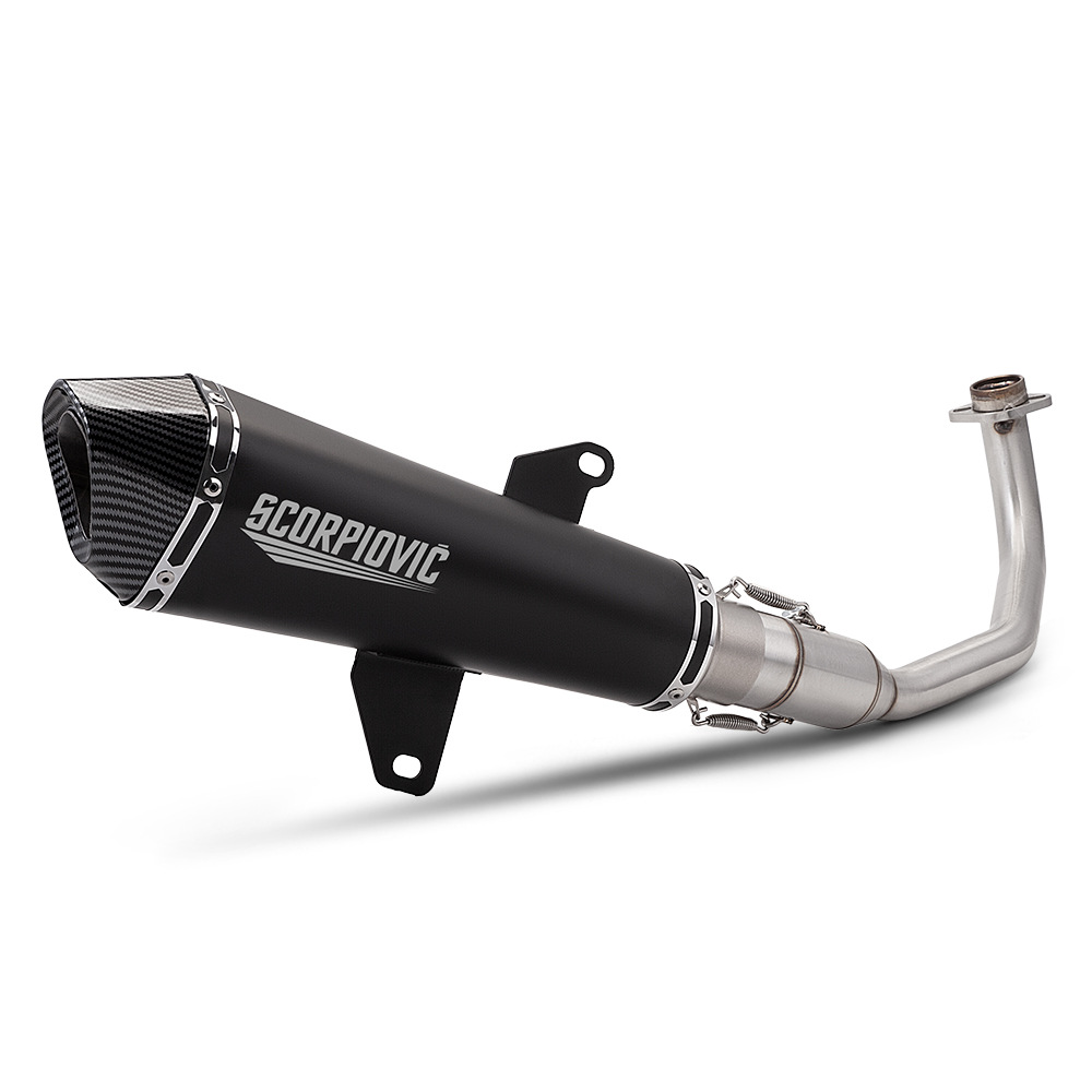 Motorcycle Scooter Fosha 350 Front Exhaust Pipe Tail Muffler Non-Destructive Installation 2021-2024