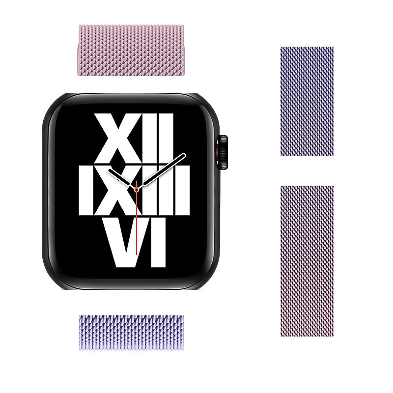 Gradient Milan Iwatch1-9 Generation Se Magnetic Buckle Strap Suitable for Apple Watch Applewatch Fashion Model Gradient Milan Iwatch1-9 Generation Se Magnetic Buckle Strap Suitable for Apple Watch Applewatch Fashion Model