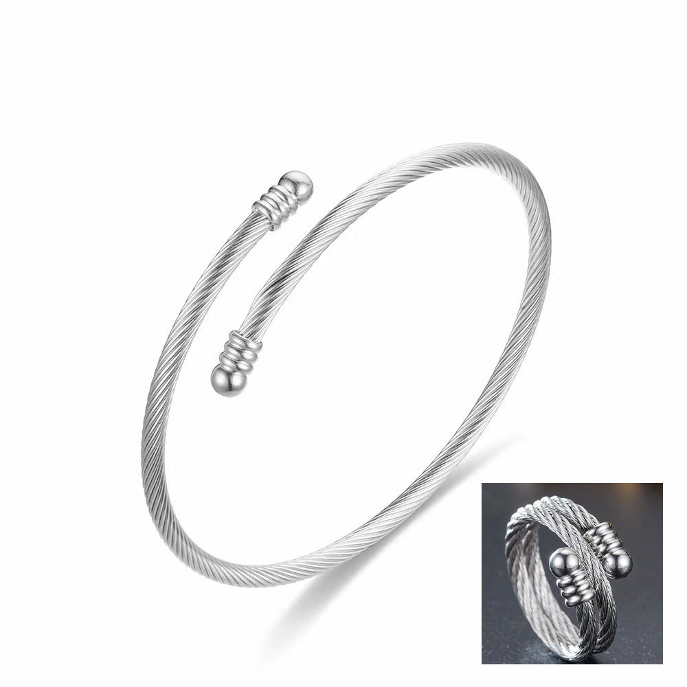 Yunjin transfronterizo Amazon nuevo anillo de acero de titanio ajustable personalidad europea y americana estilo coreano nicho anillo de pareja image 14
