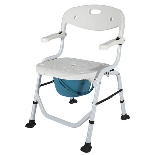 Toilet chair for the elderly, foldable portable toilet chair for pregnant women, Japanese Japanese style bath chair for home use