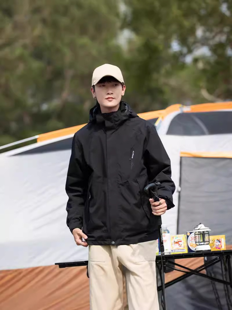 3 대 1 야외 기능 3 증명 충전 재킷 커플 캐주얼 느슨한 작업 재킷