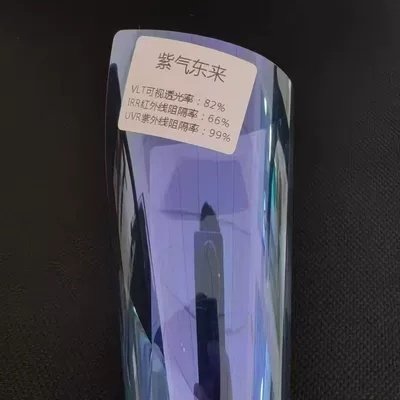 Automotive Film – and sun protection - 50x50cm-purple-aura-coming-from-the-east