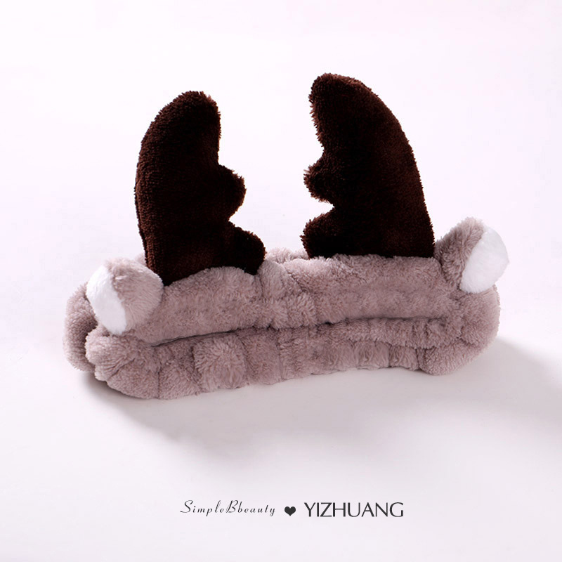 Máscara especial de banda de cabello de restricción simple de banda de cabello de lavado de la cara de mujer pinza de cabello rojo en línea 2025, nuevo toque de cabello otoño invierno