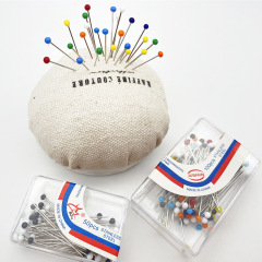 ガラスビーズ針カラーパール針位置決め針ケースピン手縫いDIYケース50枚100枚