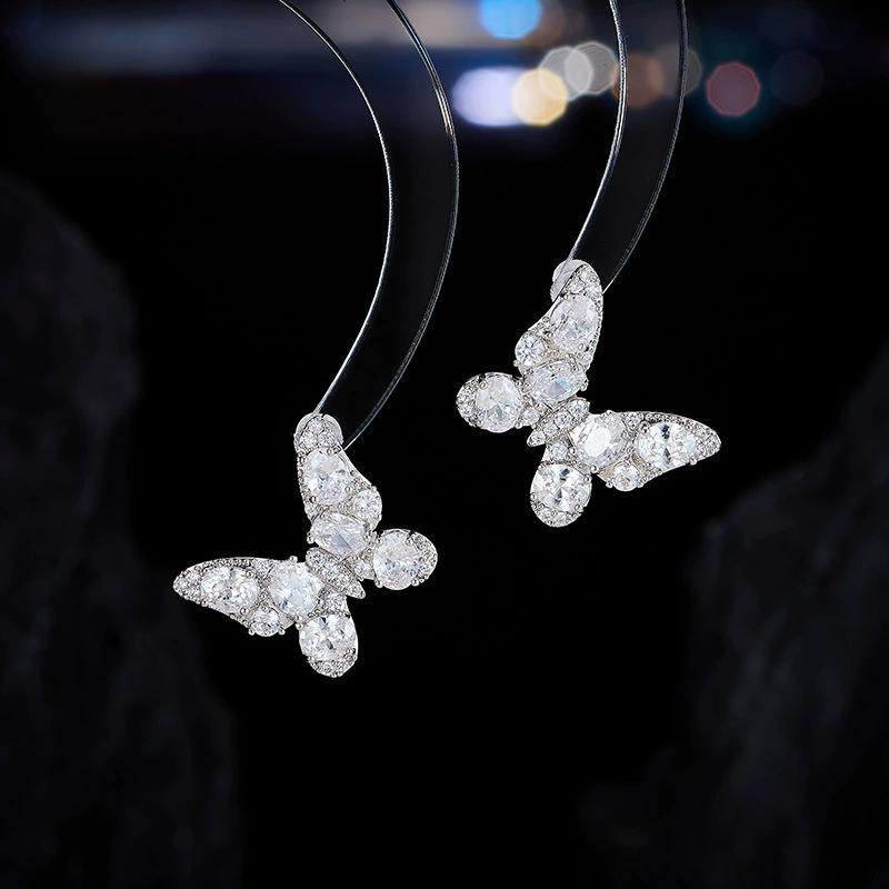 Three-Dimensional Earrings, 925 Silver Posts, European Style, Multi‑color Sizes