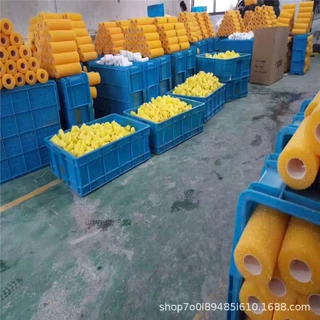 建筑外墙工程涂料施工海绵滚筒刷机械金属表面涂装耐磨墙面定制