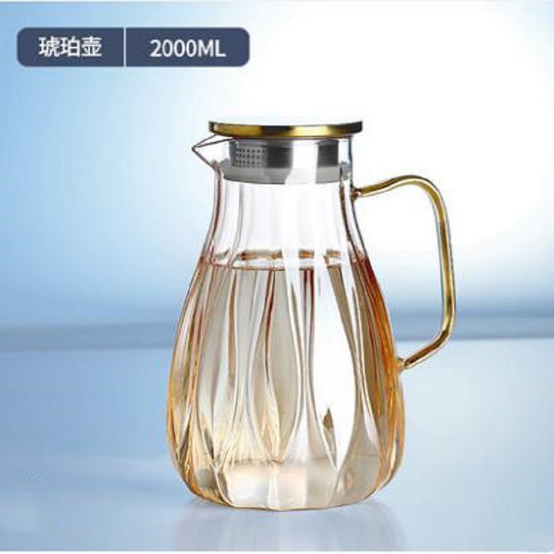 Patrón de martillo doméstico botella de agua fría taza de agua traje de vidrio botella de agua de gran capacidad jugo espesado olla ala botella de agua