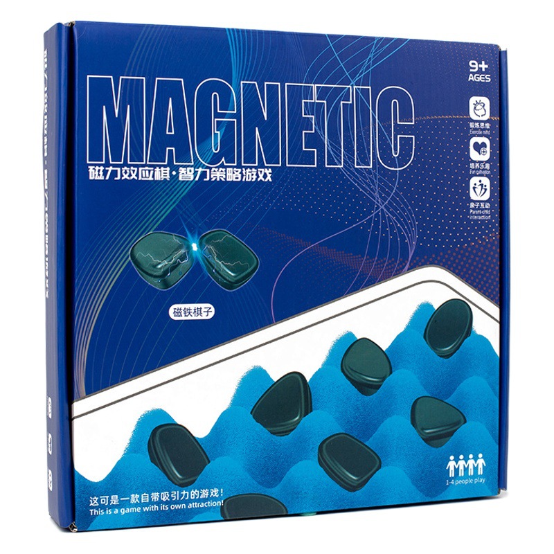 La batalla magnética de los niños Entrenamiento de pensamiento de ajedrez Familia Interacción entre padres e hijos Efecto de juego de escritorio de dos personas Ajedrez Juguetes educativos