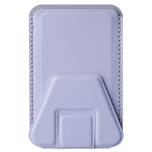 Manufacturer Direct Supply PU Leather Phone Stand Adhesive Phone Card Case + Phone Stand Desk