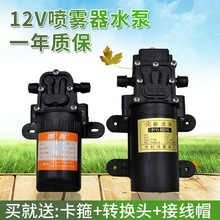 12V农用电动喷雾器水泵隔膜泵智能高压自吸泵大功率打药机马鹏德