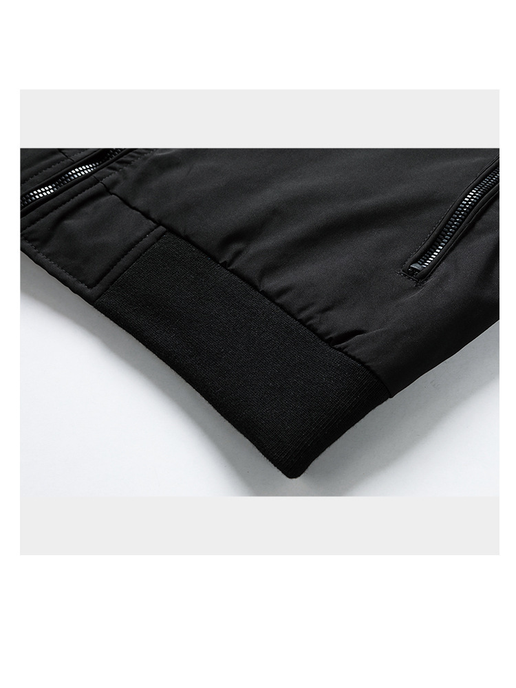 Giacca a vento sottile da uomo per la primavera e l'autunno 2024, giacca minimalista alla moda, giacca con collo alto_voghion.com