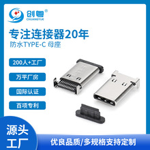 TYPE-C 24P 贴片 公头 双排 贴片 前插后贴 加长 type C 24PIN