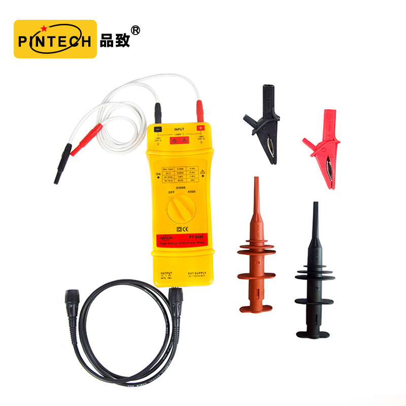高精度有源差分探头PINTECH品致PT-5240频宽20MHz高压差分探头40K