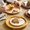 Wooden dinner plate home use from natural wood, wholesale