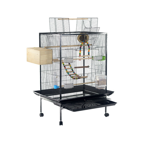 Manufacturer direct sales luxury bird cage medium size large iron bird cage flock bird cage high-end bird villa wholesale parrot cage agency 