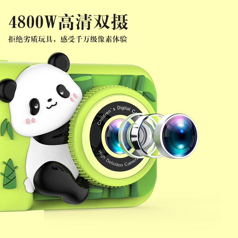 Nuevas impresoras transfronterizas para niños adorables mini cámaras digitales HD doble fotoimpresoras de filtro de video image 2