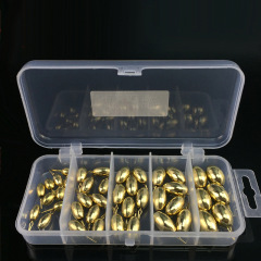Wenhé Inverted Copper Drop Shot Set Lead Drop Shot Set Lure Box Set Fish Sinkers Accessories Fishing Gear Accessories