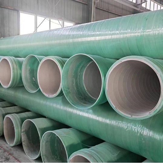 Fiberglass pipes, large diameter pipes for sewage and rainwater, seawater transportation, ventilatio