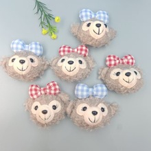 网红爆款洞洞鞋配饰可爱雪莉玫熊头鞋扣卡通立体鞋花diy装饰品