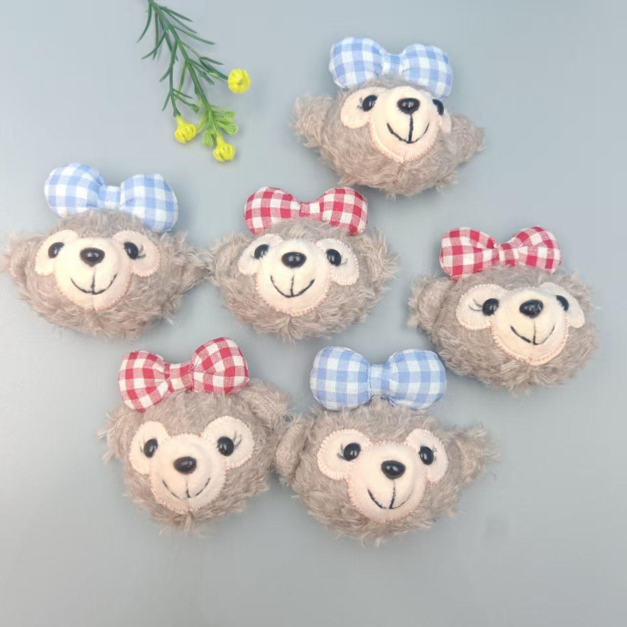 网红爆款洞洞鞋配饰可爱雪莉玫熊头鞋扣卡通立体鞋花diy装饰品