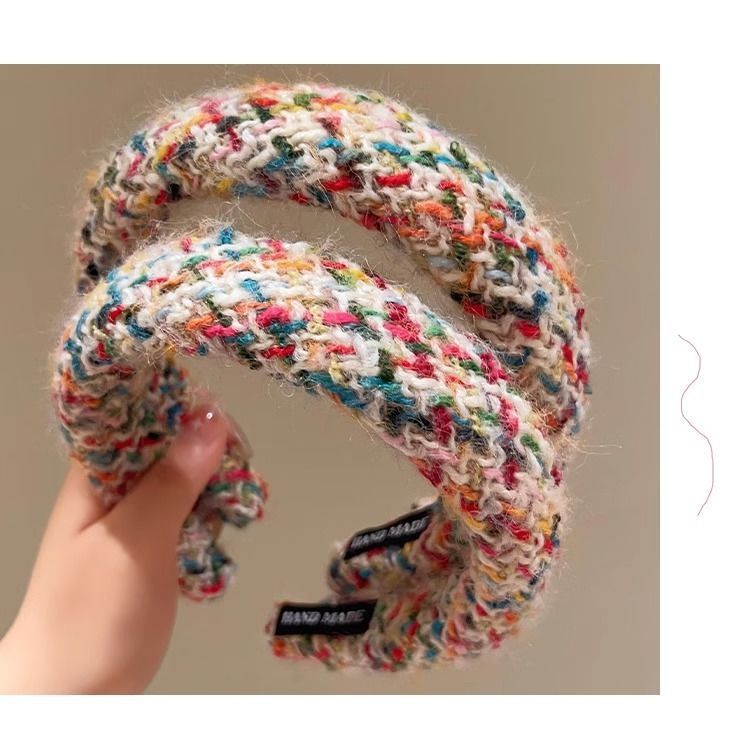 Sweet, Simple Style Style Sweet Simple Style Women's Color Block Yarn Hair Band