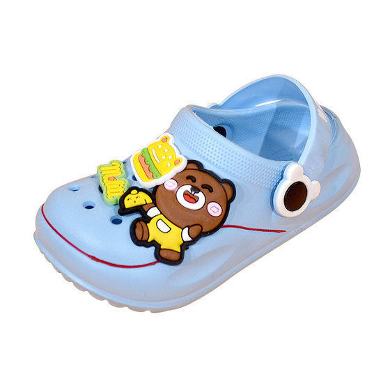 Children's Slippers Summer Girls' Cute Soft Bottom Non-slip Children's Slippers Children's Baby's Hole Shoes for Boys