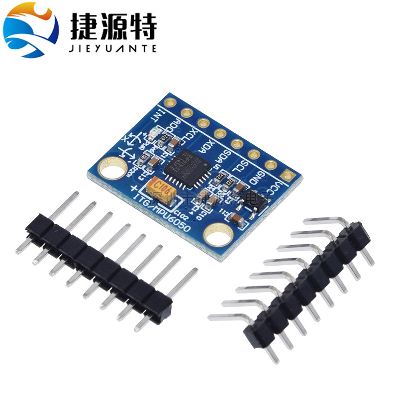 MPU-6050模块 GY-521倾斜度角度传感器三轴加速度陀螺仪 6DOF模块