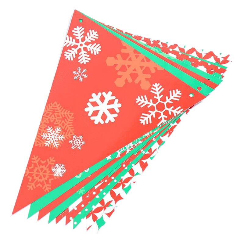 Guirnalda de Navidad 2025, Decoración para Fiestas en Casa, Banderines Colgantes, Banderas con Letras, Decoración Navideña, Banderas Triangulares al por Mayor