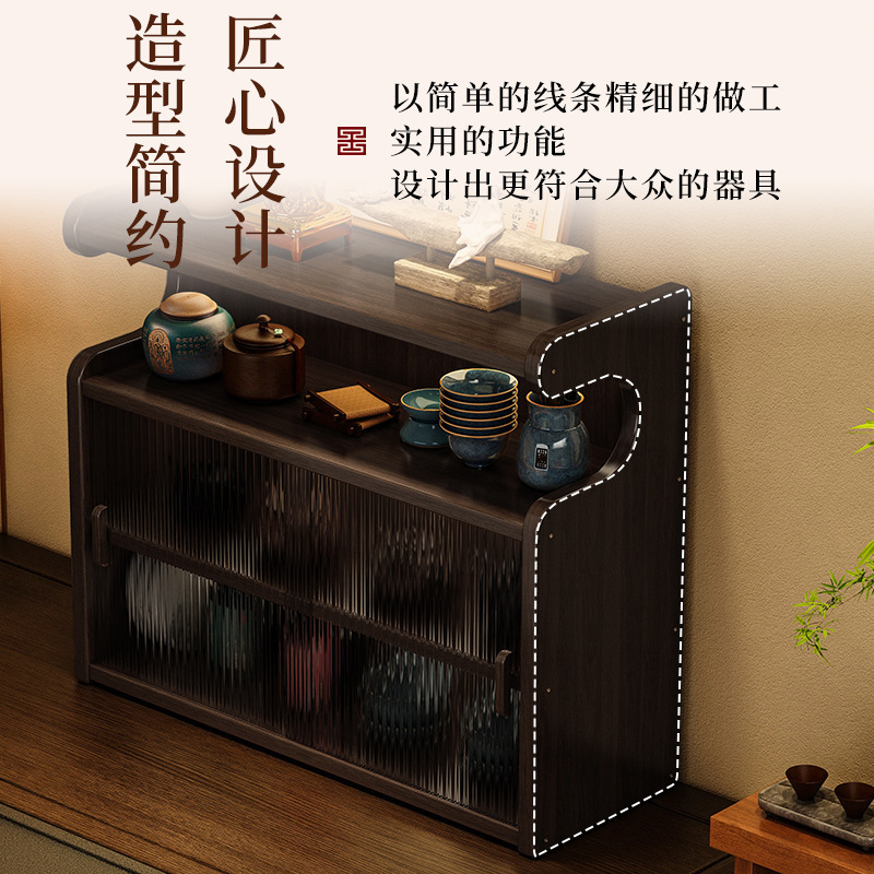 桌面置物架餐桌上吧台收纳厨房台面多层博古架茶杯茶具防尘水杯架|undefined