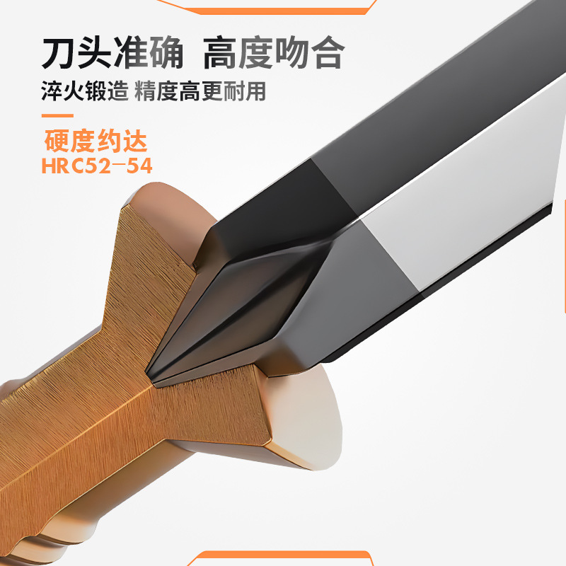 Mini destornillador de cabeza de zanahoria personalizado, destornillador manual de cabeza de lote magnético fuerte en cruz