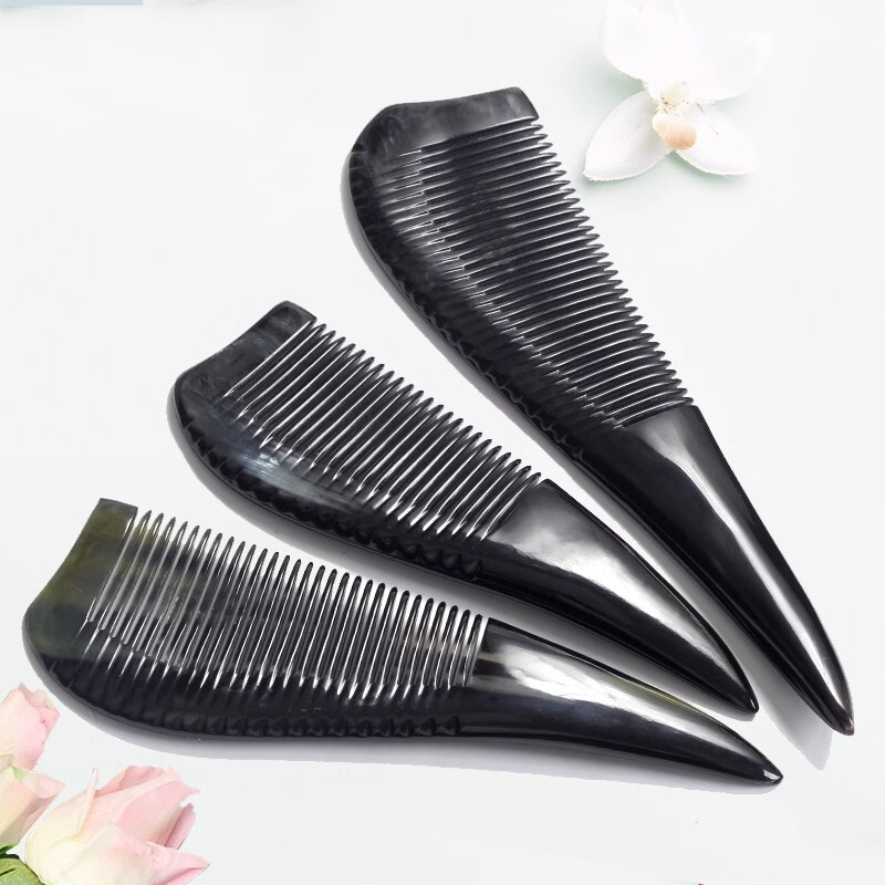 天然規格品黒ヤク角櫛ヤク角櫛自然形牛角櫛水牛角櫛卸売りメーカー|undefined