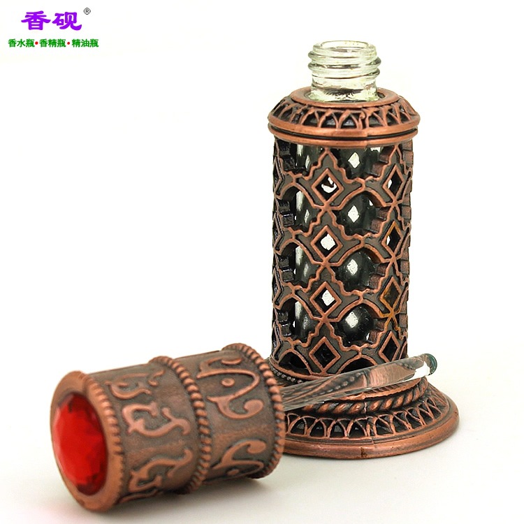 香砚6ml红盖配红铜色窗格款香水瓶4.jpg